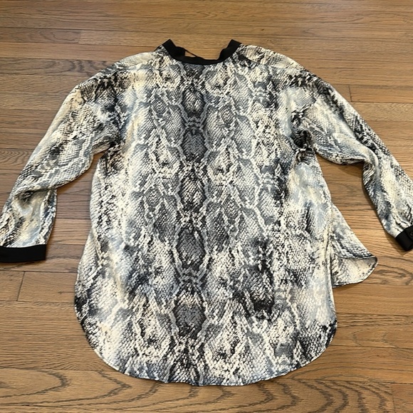 Zara Women’s Snakeskin Blouse - Size Small - Picture 2 of 3